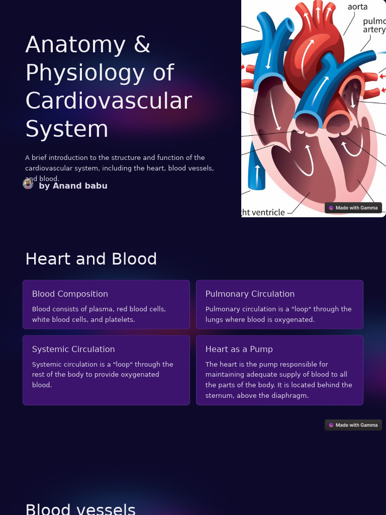 Anatomy and Physiology of Cardiovascular System | PDF | Heart | Heart Valve
