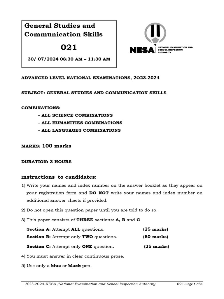2024 General Studies Exam Overview | PDF | Climate Change | Habitat ...