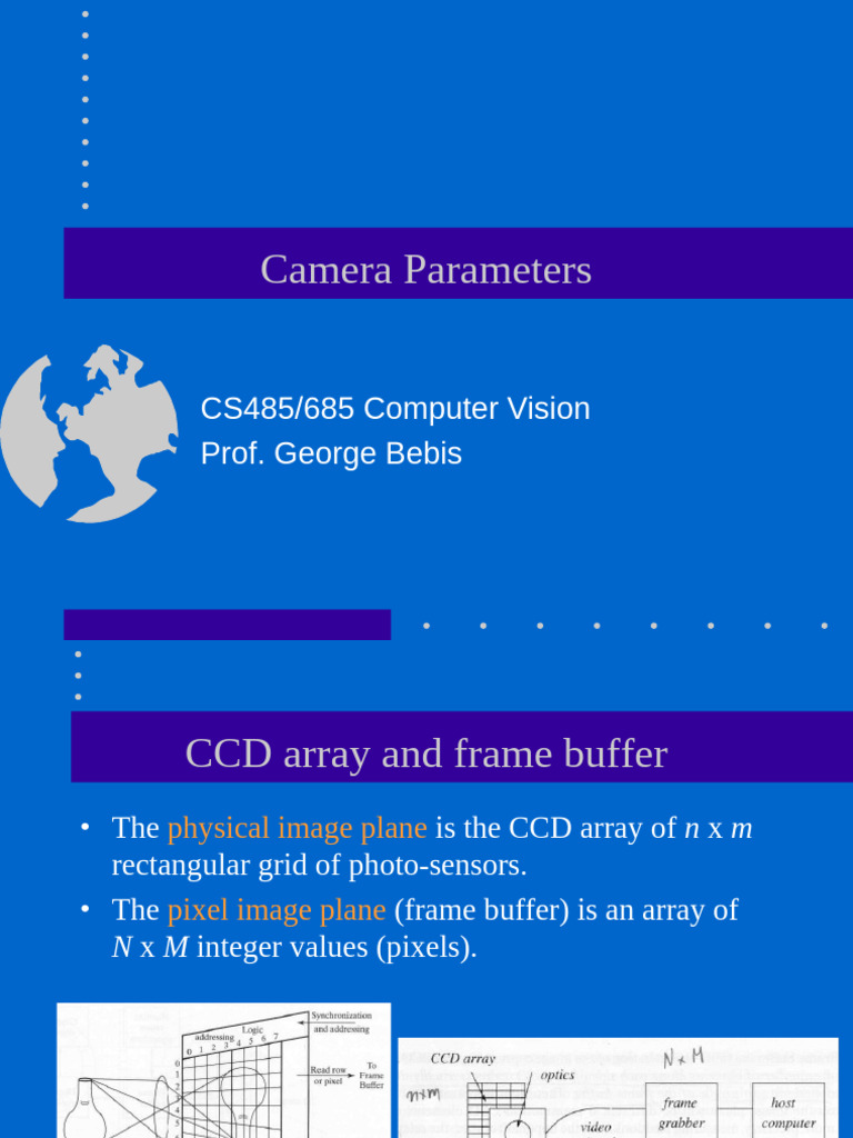 Camera Parameters | PDF | Euclidean Geometry | Mathematical Concepts