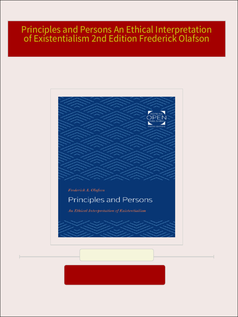 Instant download principles and persons an ethical interpretation of
