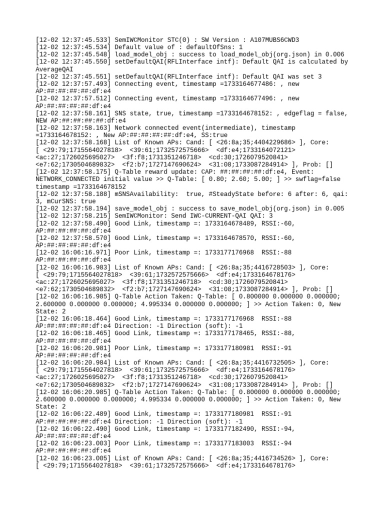 Network Connection Monitoring Log | PDF