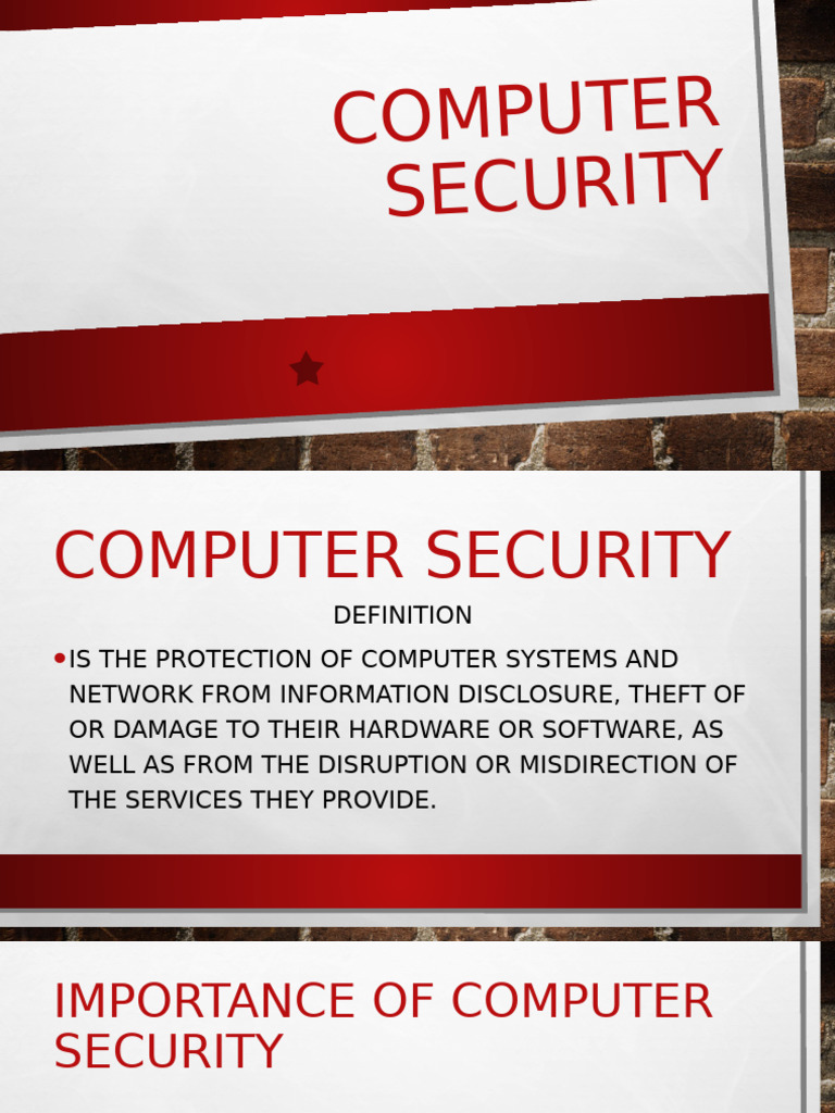 Comprehensive Guide to Computer Security | PDF | Security | Computer ...