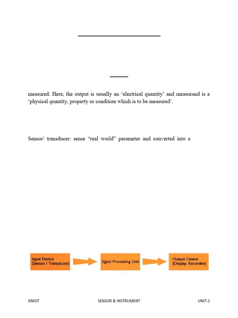 Sensors and Transducers Overview | PDF | Thermocouple | Sensor
