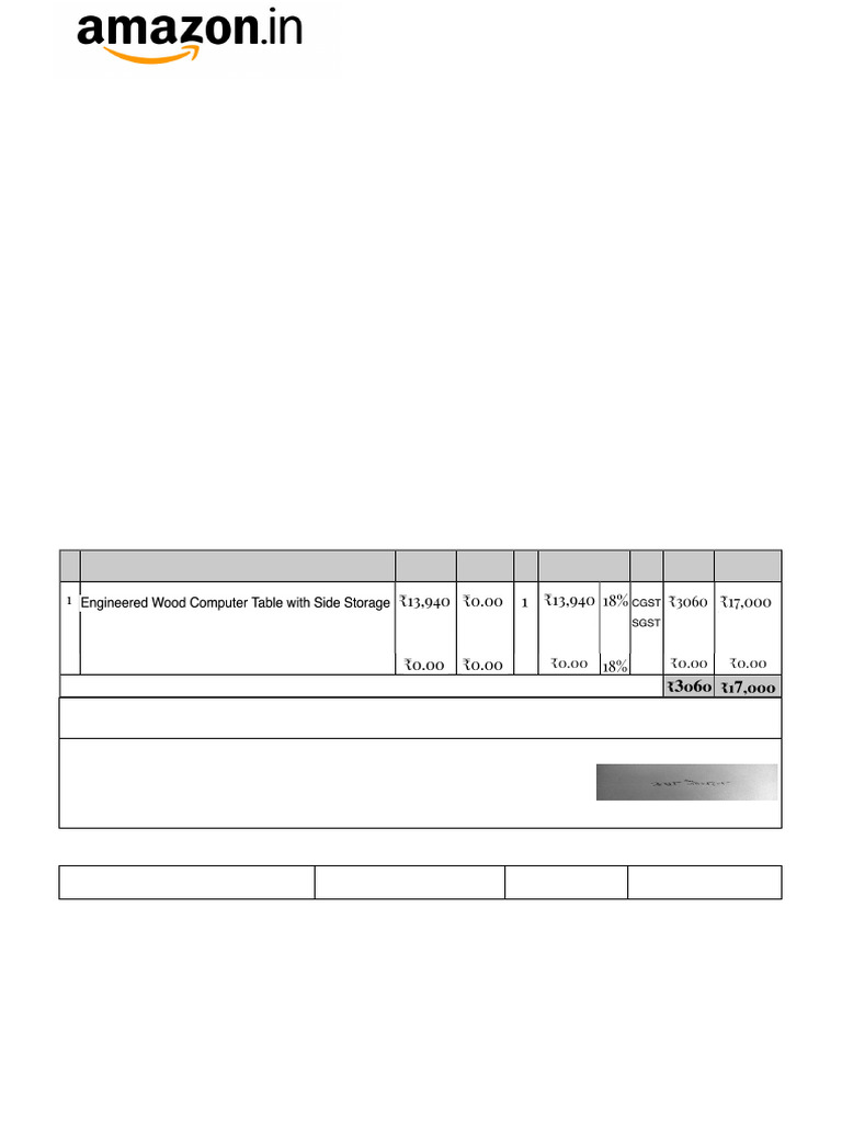 Furniture_Bill_Invoice | PDF | Invoice | Value Added Tax