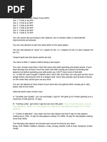 Eurobowl Ruleset 2025