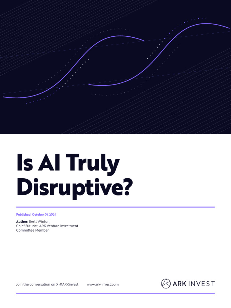 Is AI a Disruptive Technology? | PDF | Artificial Intelligence ...