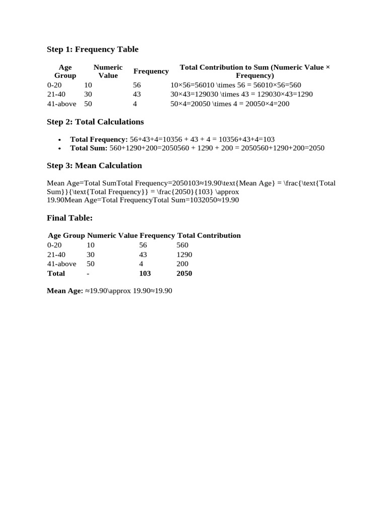 Step 1-1 | PDF | Standard Deviation | Variance