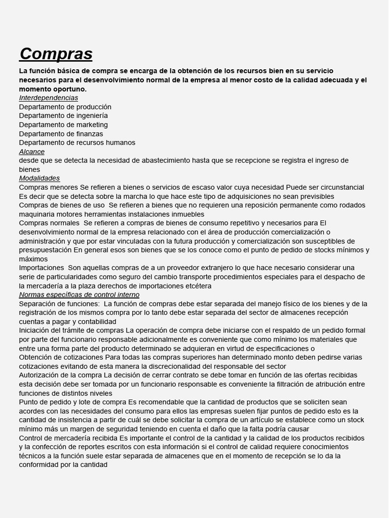 Proceso de Compras y Ventas Empresariales | PDF | Pagos | Bancos