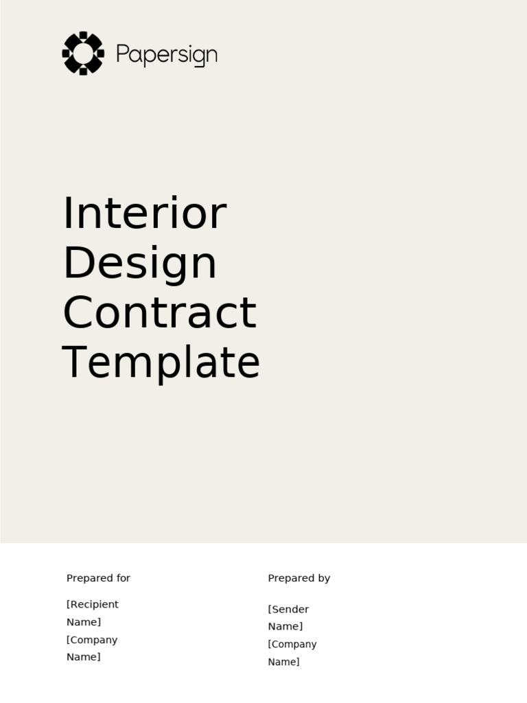 Interior Design Contract Template | PDF | Legal Liability | Indemnity