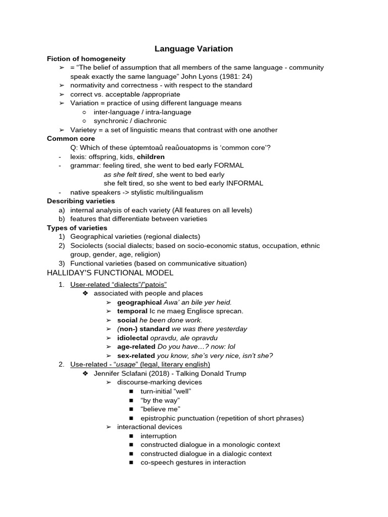 Understanding Language Variation | PDF | Dialectology | Linguistics
