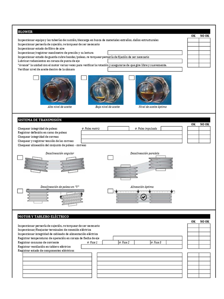 Formato Check List - Rev 1 | PDF