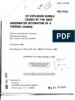 J. M. Thomsen and S. F. Ruhl- Mitigation of Explosion Bubble Pulsation Caused by the Deep Underwater Detonation of a Tapered Charge