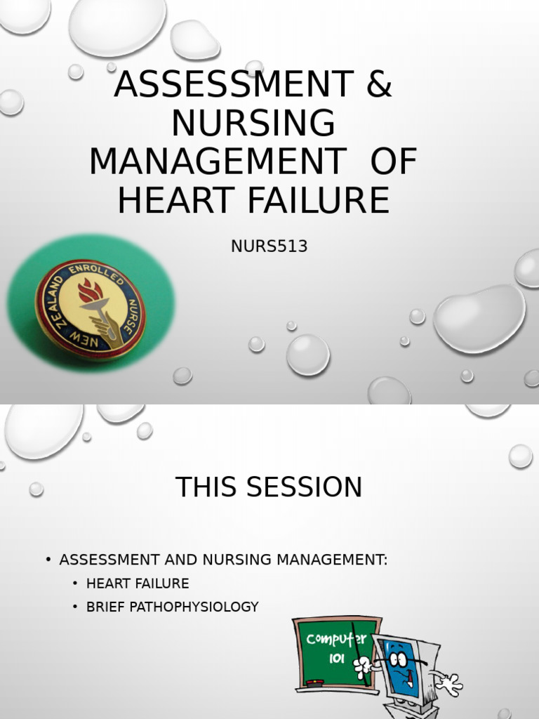 Assessment Nursing Management of Heart Failure | PDF | Heart Failure ...