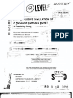 J. M. Thomsen, R. H. Franzen and D. L. Orphal- High Explosive Simulation of a Nuclear Surface Burst