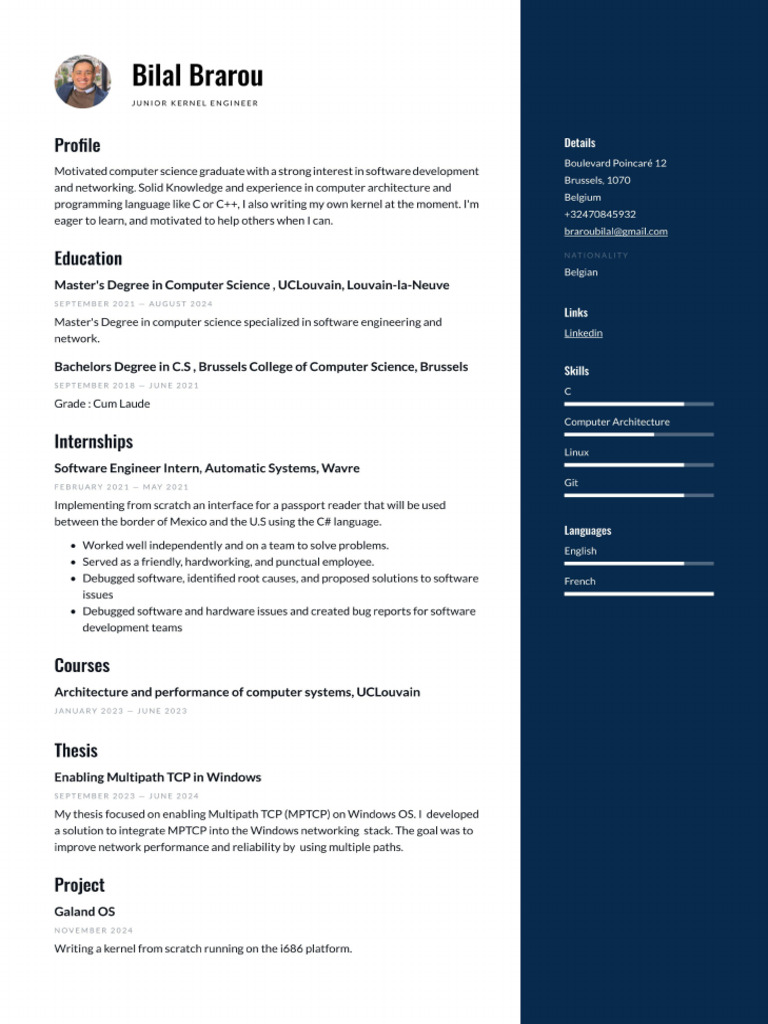 Junior Linux Kernel Engineer | PDF