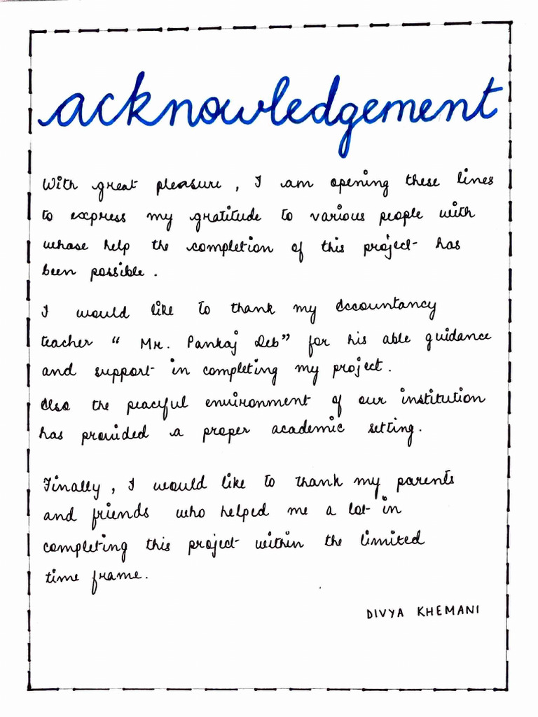 Accounts Project | PDF