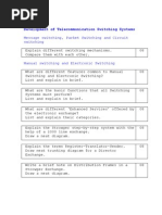 Download Question Bank - Telecommunication Switching Systems 404187 by vydeo SN80745424 doc pdf