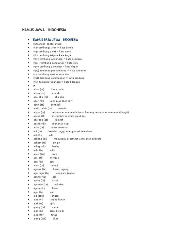 KAMUSJAWA Indonesia PDF