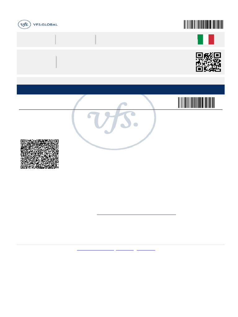 Nulla Osta Appointment Confirmation | PDF