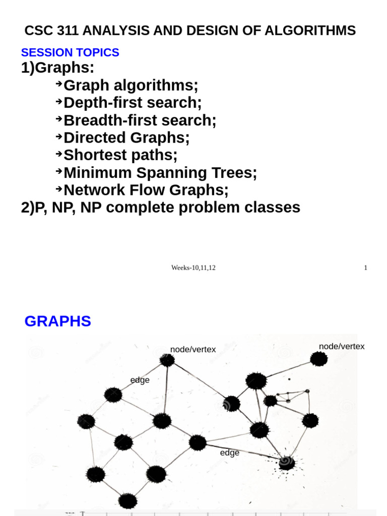 Analysis and Design of Algoritms Wk 10-12 | PDF | Time Complexity ...