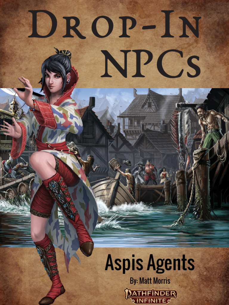 Drop-In NPCs: Aspis Agents Guide | PDF | D20 System | Fantasy Role ...