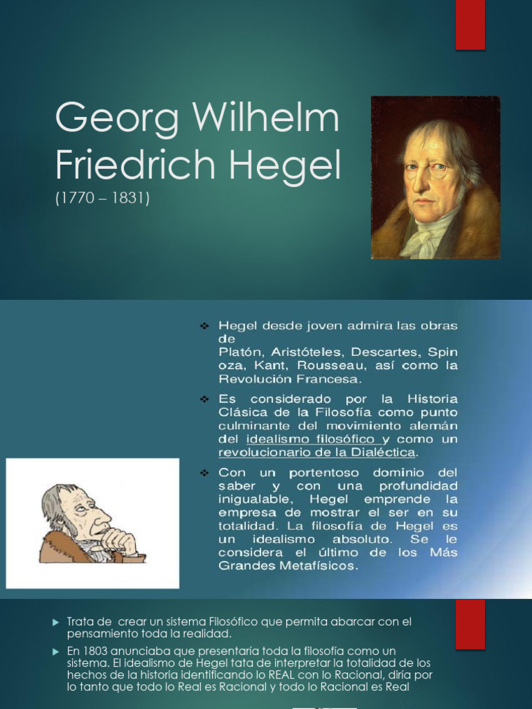 Idealismo y Dialéctica en Hegel | PDF | Dialéctico | Georg Wilhelm ...