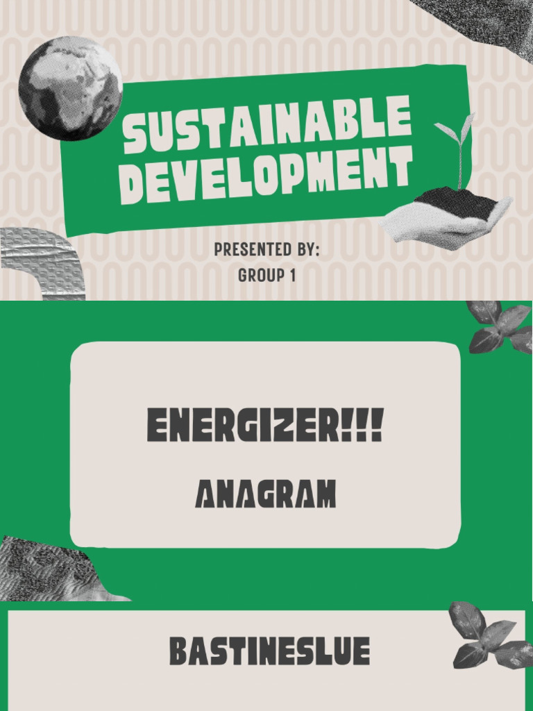 Sustainable Development Pdf