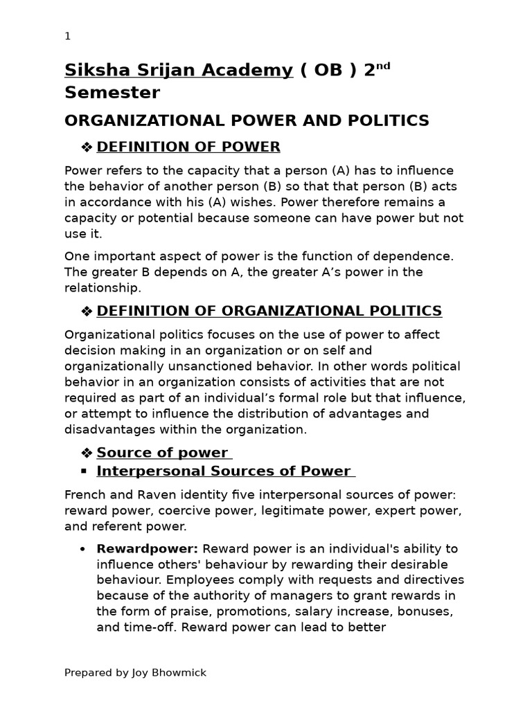 Ob 23042024 pdf power social and political behavior
