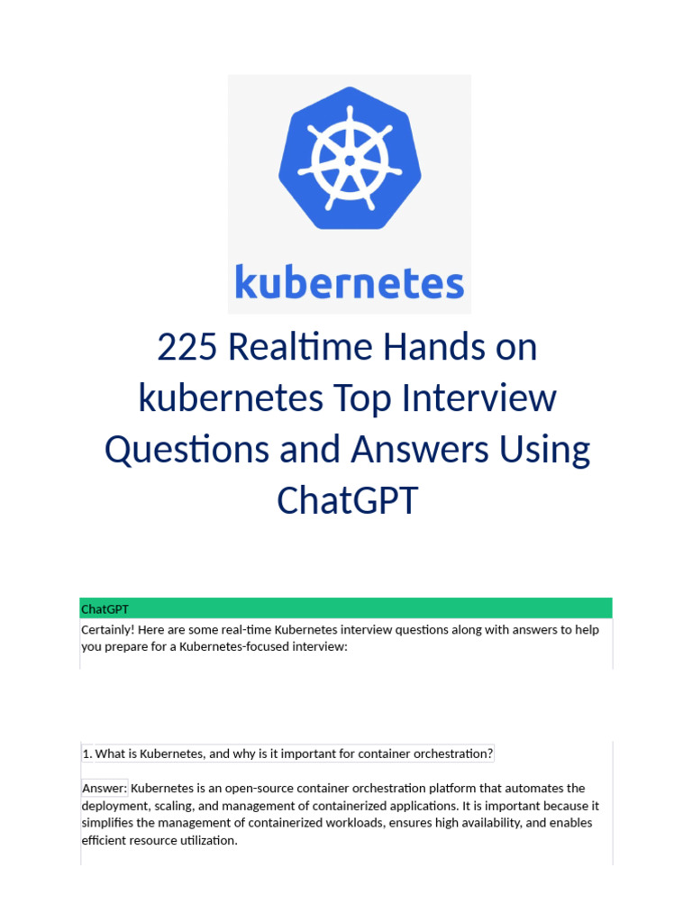 Realtime Hands On Kubernetes Q-A | PDF | Computer Cluster | Computing