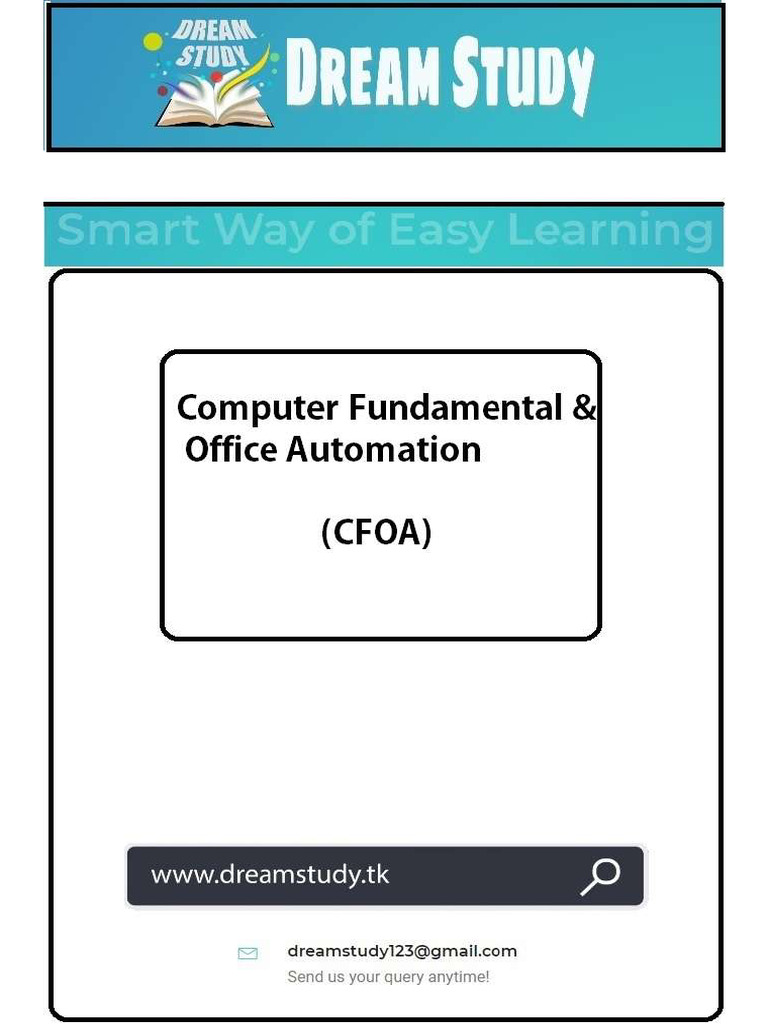 C.F.O.A (Unit 1) | PDF