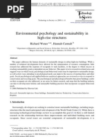 Download Environmental Psychology and Sustainability in High Rise Structure by Daisy SN8074787 doc pdf