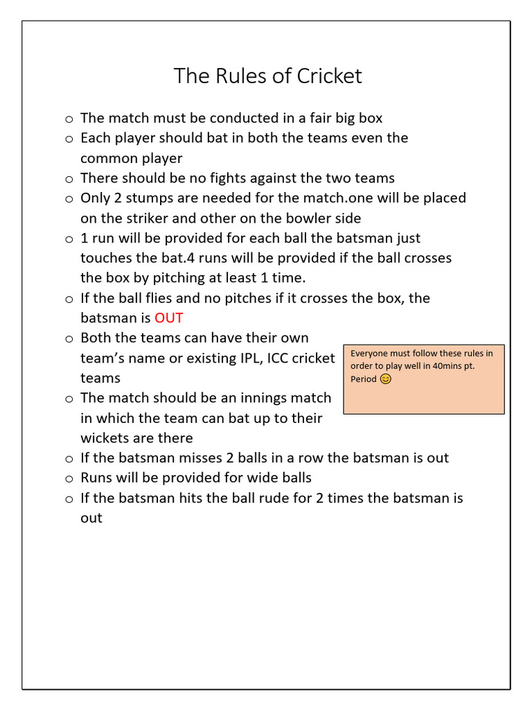 The playing area: pitch, wickets, and field