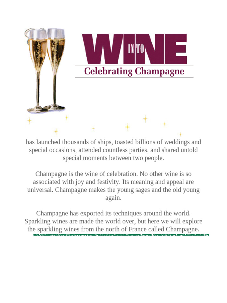 The History Of Champagne Pdf Champagne Wine