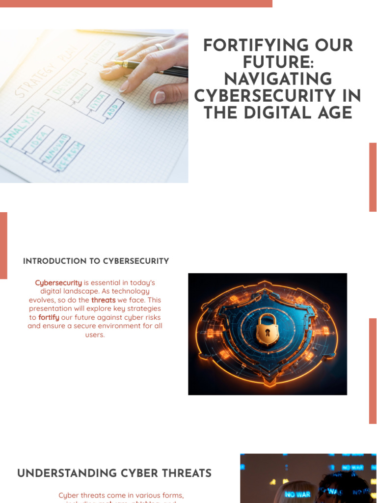 Slidesgo Fortifying Our Future Navigating Cybersecurity in The Digital ...
