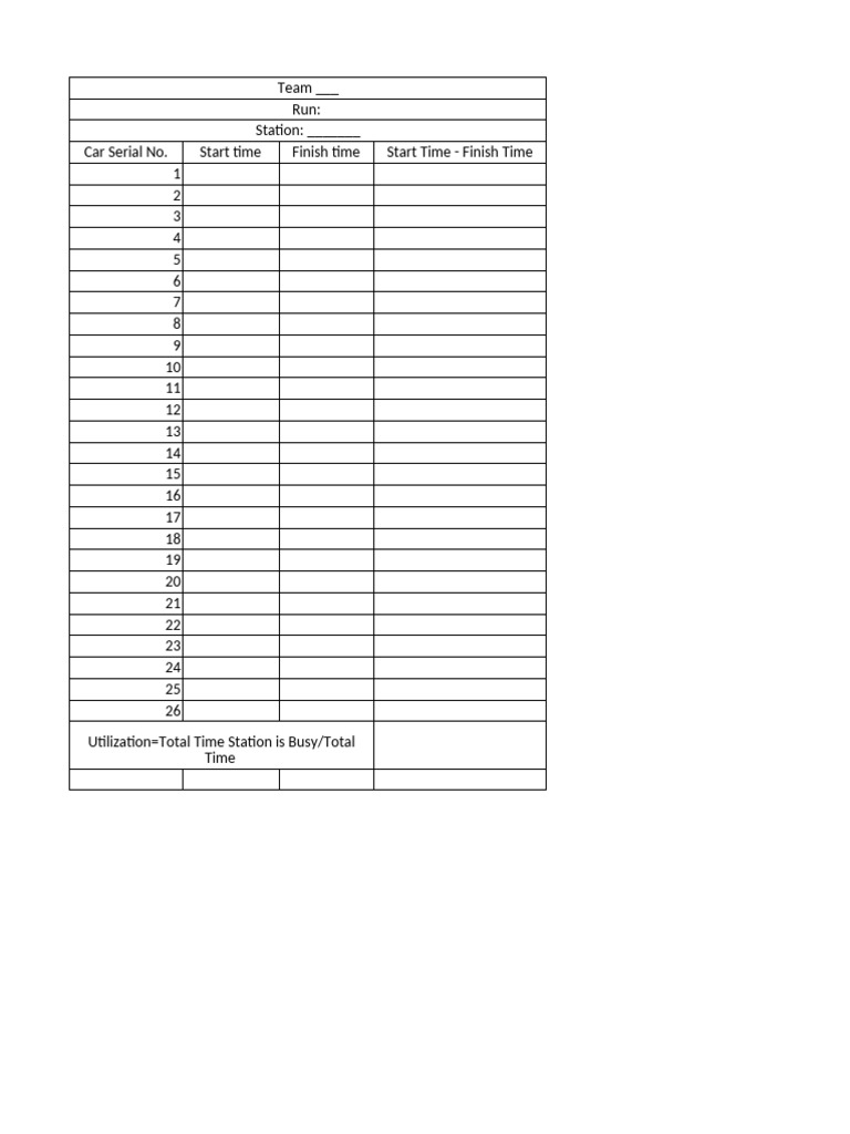 Worksheet For Simulation Game (Printout) | PDF