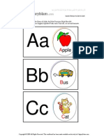 English Alphabet Flash Cards