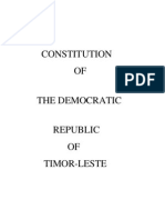 Constitution Timor Leste