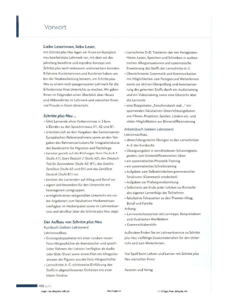 Tieng Duc On Tap A1 | PDF