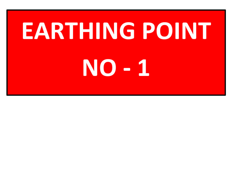 Earthing Points | PDF