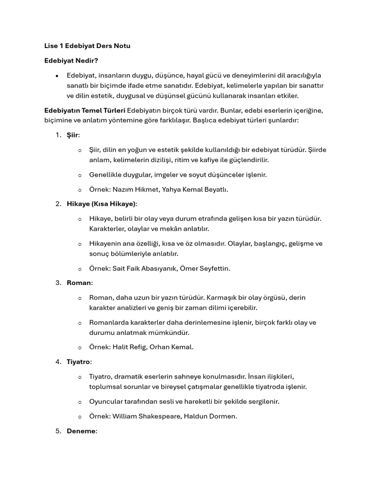 Edebiyat PDF