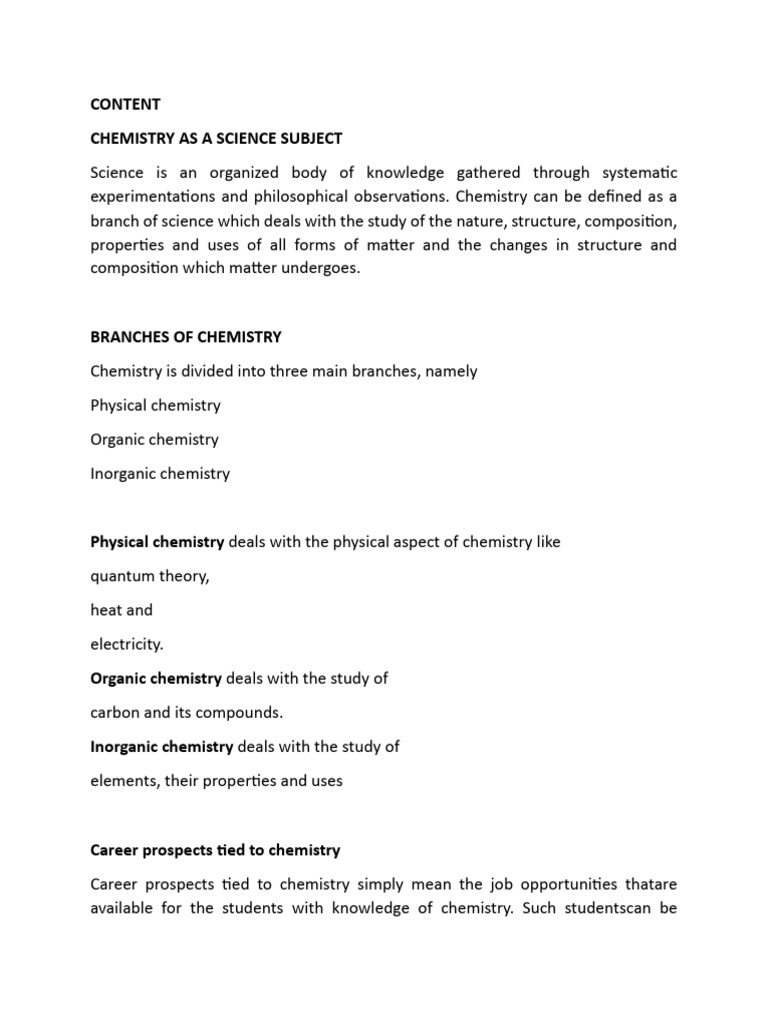 20530_CHEM NOTE 2 | PDF | Chemistry | Chemist