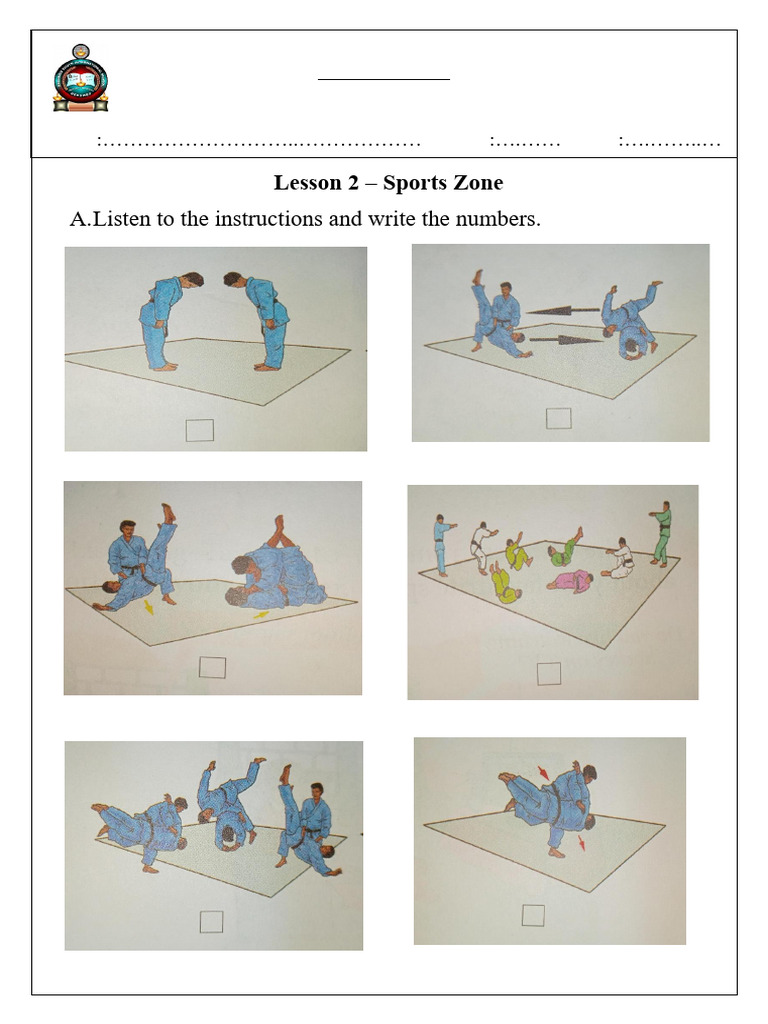 Grade 4 Listening Activity: Sports Zone | PDF