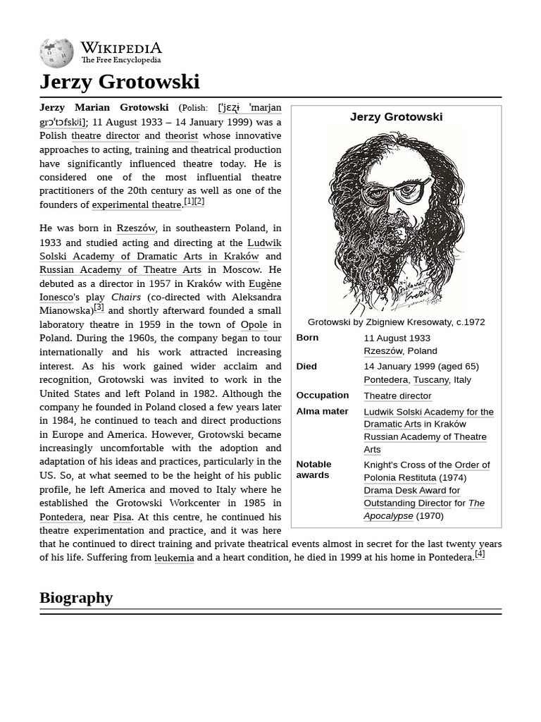 Jerzy_Grotowski | PDF