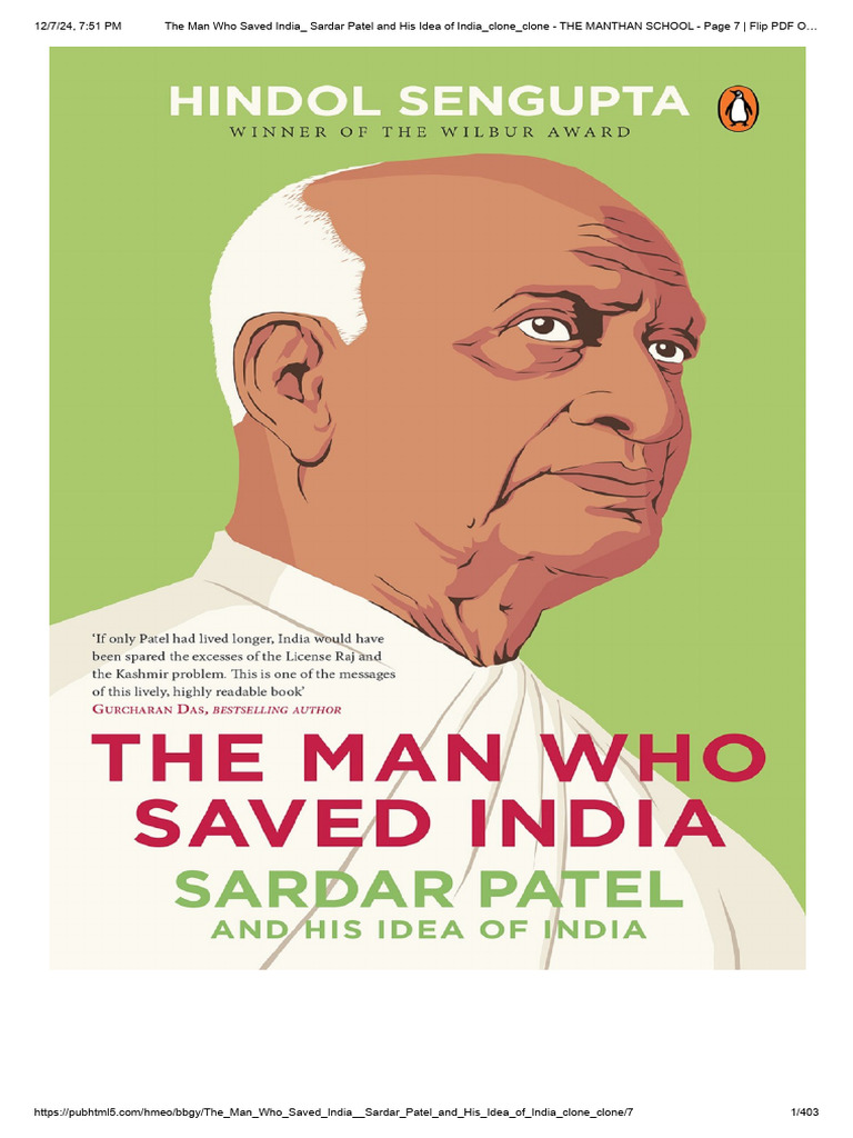 The man who saved india sardar patel and his idea of india clone clone