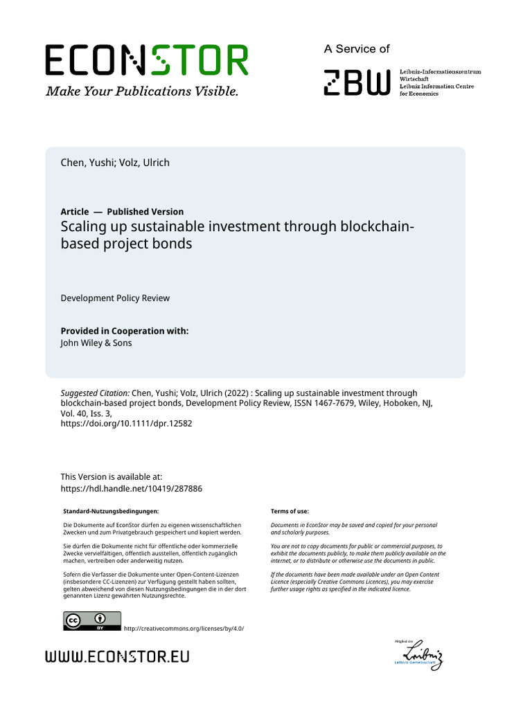 DPR DPR12582 | PDF | Infrastructure | Cryptocurrency