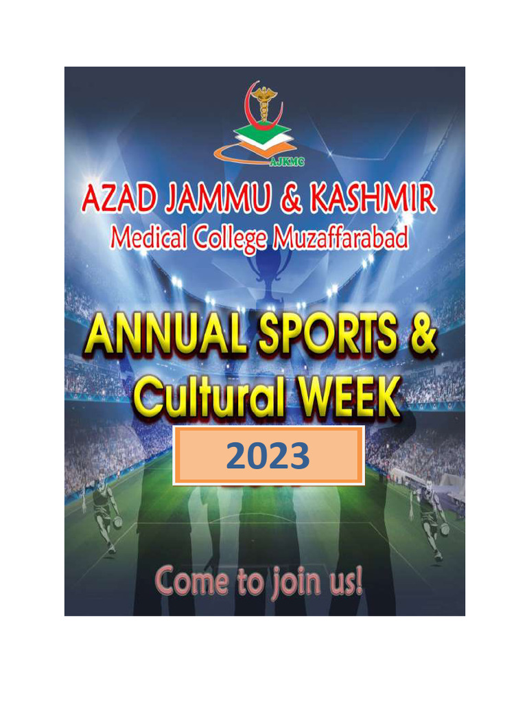 Annual Sports Week 2023 Overview | PDF | Sports | Athletic Sports