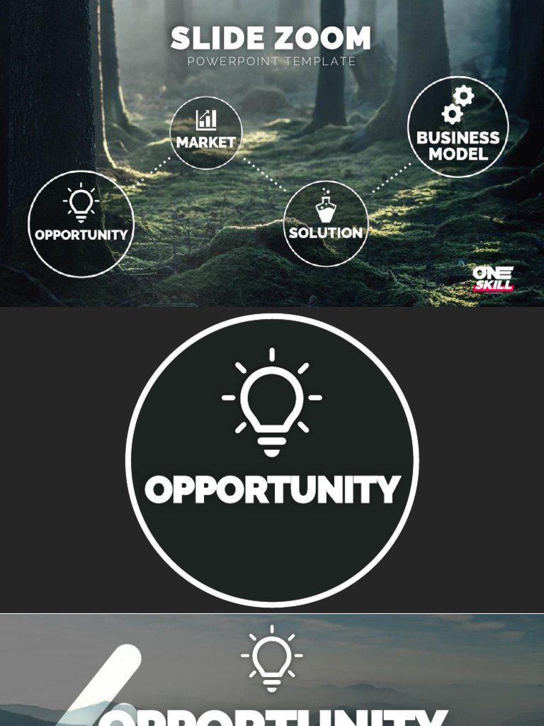 Slide zoom powerpoint template by one skill pdf