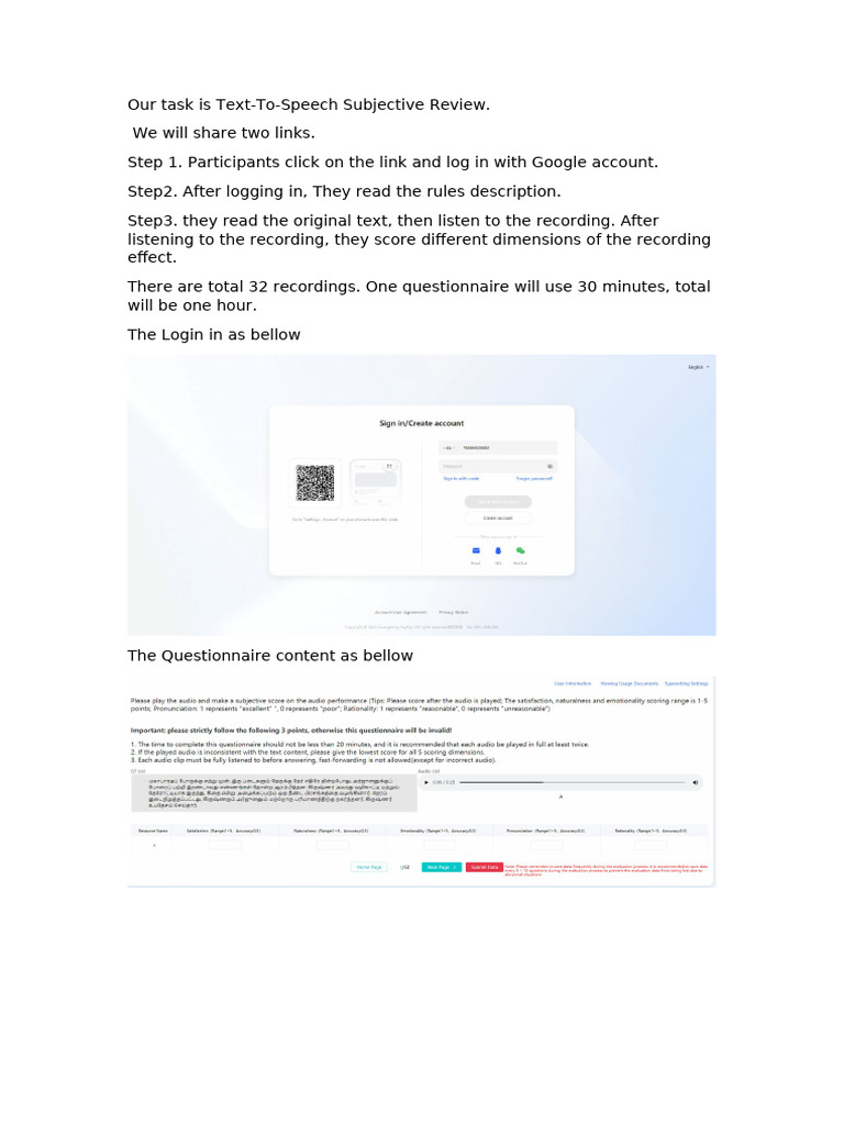 Text-To-Speech Evaluation Guide | PDF | Speech Synthesis | Human ...