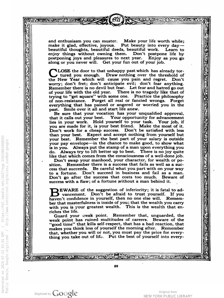 Success Magazine Snippets | PDF | Thought
