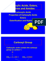 Carboxylic Acids and Esters